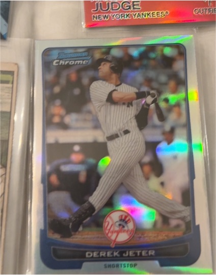 2012 Bowman Chrome #10 Derek Jeter — front