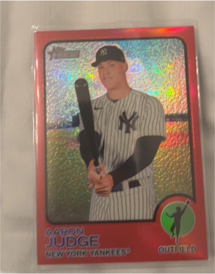 2022 Topps Heritage #44 Aaron Judge — front