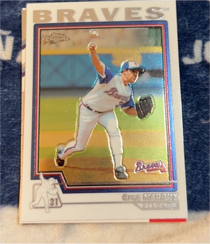 2004 Topps Chrome #140 Greg Maddux — front