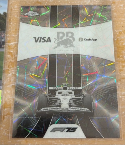2025 Topps Chrome Formula 1 F1 VCARB Visa Cash App — front