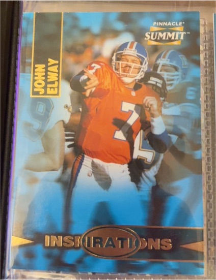 1996 Pinnacle Summit #10 John Elway Inspirations — front