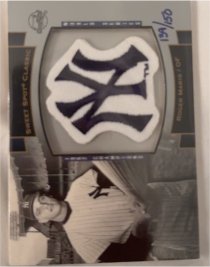 2003 Upper Deck Sweet Spot Classics #SS-RO Roger Maris — front