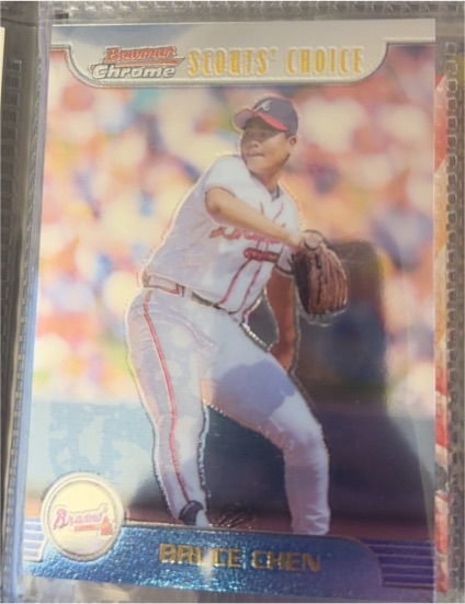 1999 Bowman Chrome Scouts' Choice #SC7 Bruce Chen — front