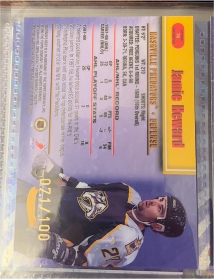 1997-98 Topps #120 Jamie Heward — front