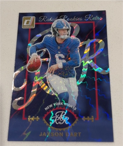 2025 Donruss Rated Rookies Retro #1 Jaxson Dart — front