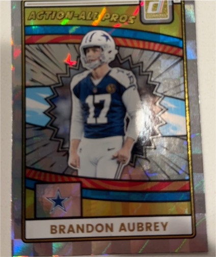 2025 Panini Donruss #AAP-BAU Brandon Aubrey — front