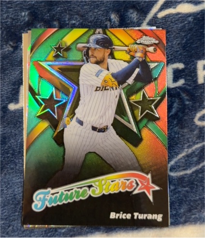 2025 Topps Chrome #FS-17 Brice Turang Future Stars — front