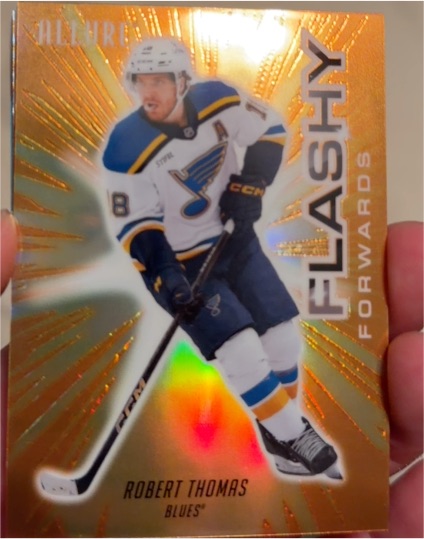 2025-26 Upper Deck Allure #FF-11 Robert Thomas Flashy Forwards — front