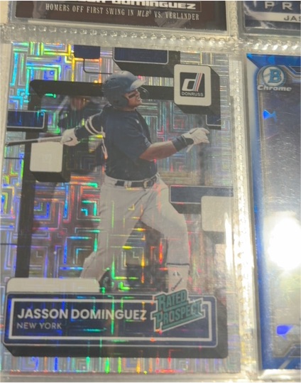 2022 Donruss Optic #RP-2 Jasson Dominguez Rated Prospects — front