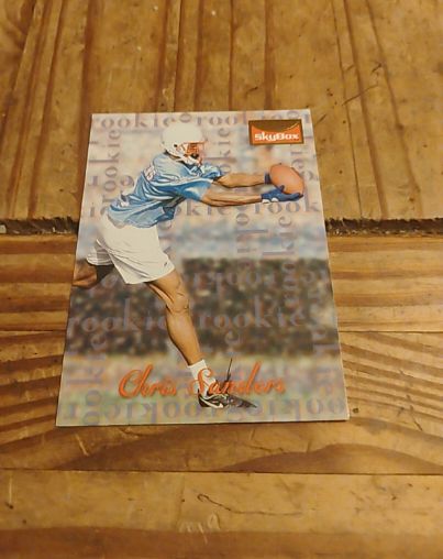 1995 Skybox Premium #184 Chris Sanders Rookie — front
