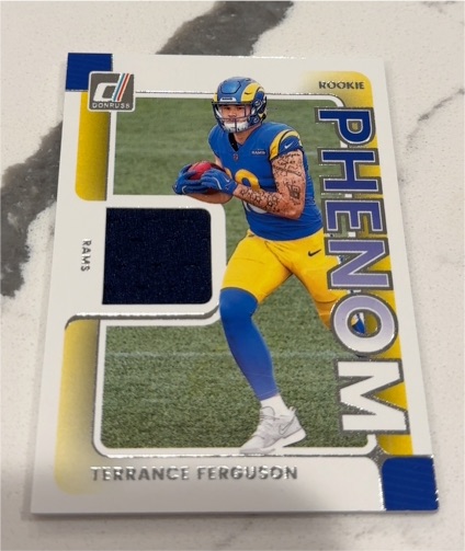 2025 Panini Donruss #RPJ-TFN Terrance Ferguson Rookie Phenom Patch — front