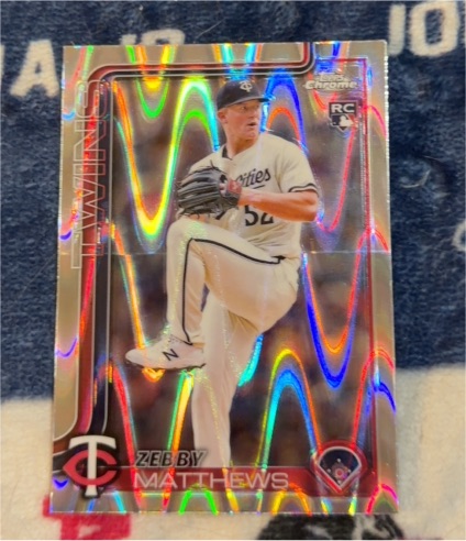 2025 Topps Chrome #277 Zebby Matthews — front