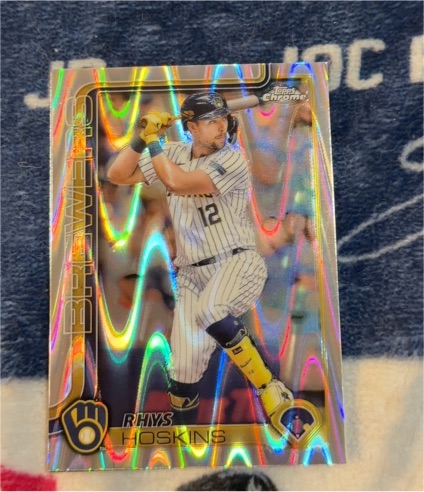 2025 Topps Chrome #98 Rhys Hoskins — front