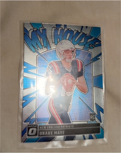 2024 Panini Donruss Optic #8 Drake Maye — front