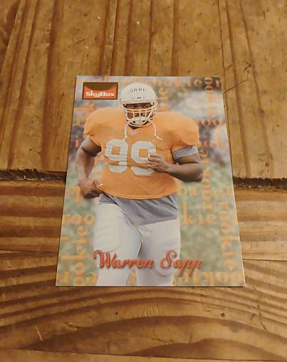 1995 Skybox Premium #169 Warren Sapp Rookie — front