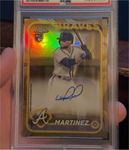 2024 Topps Chrome Gilded Collection #65 J.P. Martinez — front