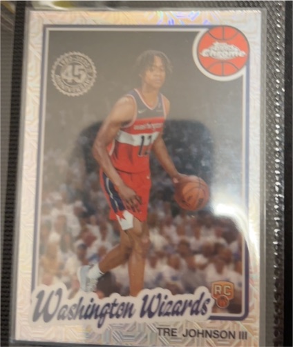 2025-26 Topps Chrome #TC-TJ Tre Johnson III — front