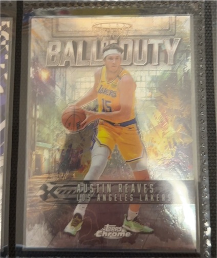 2025-26 Topps Chrome #BD-1 Austin Reaves Ball of Duty — front