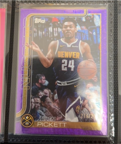 2025-26 Topps #107 Jalen Pickett — front