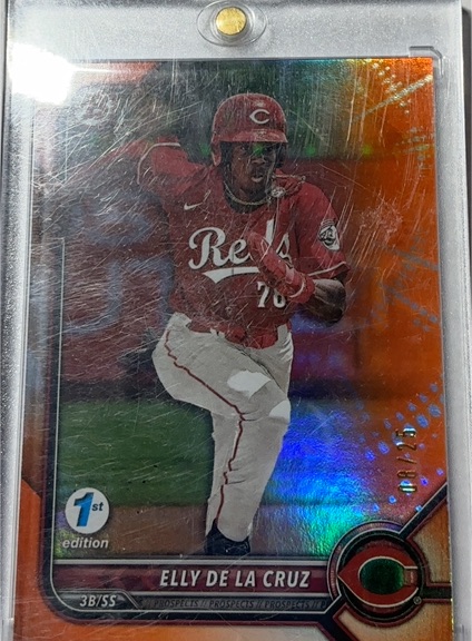 2022 Bowman Draft 1st Edition #BD-80 Elly De La Cruz RC — front