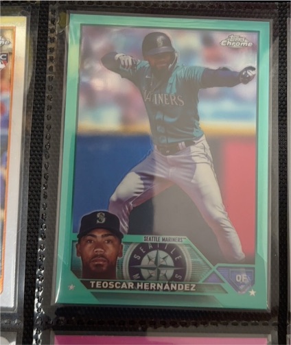2023 Topps Chrome Update #USC160 Teoscar Hernandez — front