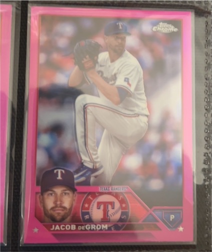 2023 Topps Chrome Update #USC50 Jacob deGrom — front