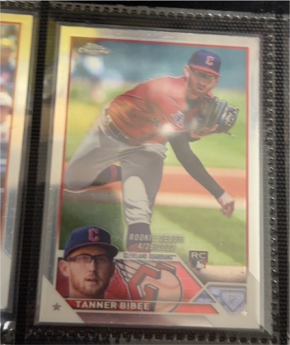 2023 Topps Chrome Update #USC94 Tanner Bibee — front