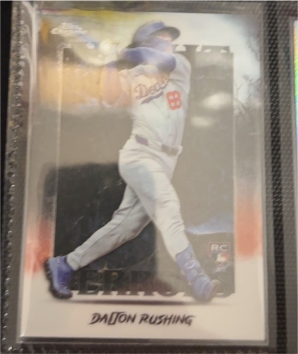 2025 Topps Chrome Update #NT-24 Dalton Rushing Night Terrors Rookie — front