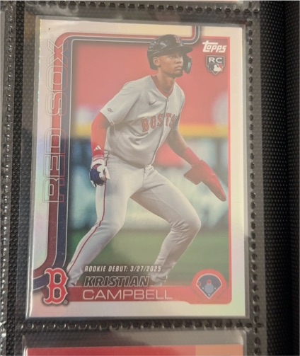 2025 Topps Chrome Update #USC188 Kristian Campbell — front