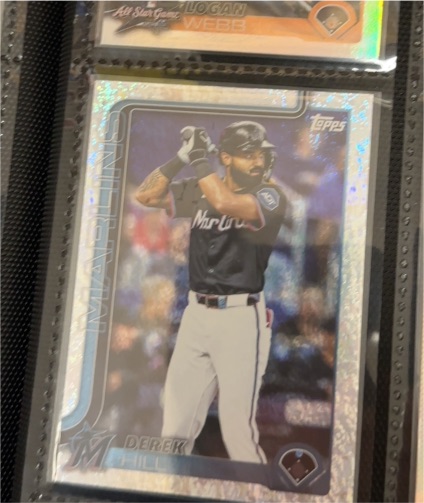 2025 Topps Update Series #US305 Derek Hill — front