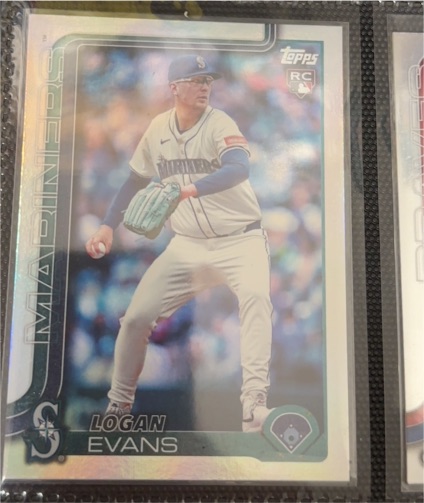 2025 Topps Update #US302 Logan Evans — front