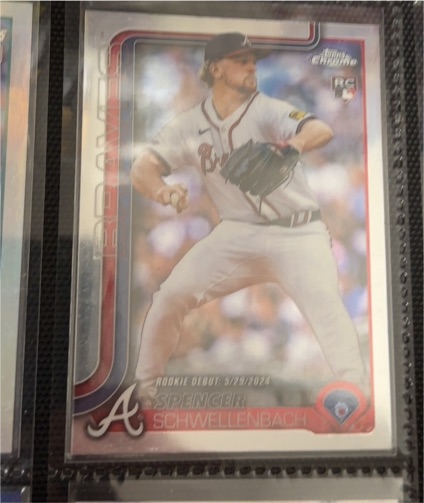 2025 Topps Chrome Update #USC132 Spencer Schwellenbach — front