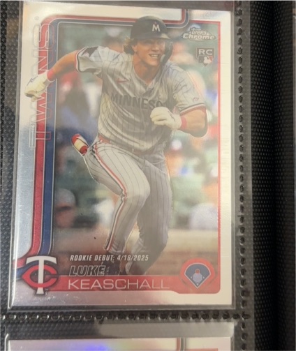 2025 Topps Chrome Update #USC134 Luke Keaschall — front