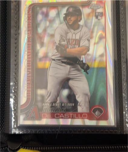 2025 Topps Chrome Update #USC92 Adrian Del Castillo — front