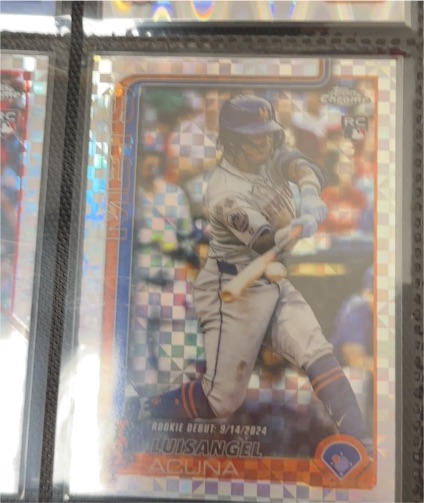 2025 Topps Chrome Update #USC53 Luisangel Acuna — front