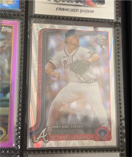 2025 Topps Chrome Update #USC132 Spencer Schwellenbach — front