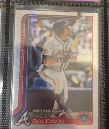 2025 Topps Chrome Update #USC88 Drake Baldwin — front