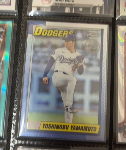 2025 Topps Chrome Update #90CU-14 Yoshinobu Yamamoto — front