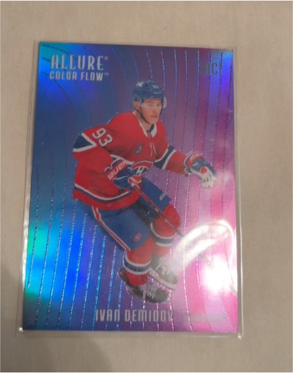 2025-26 Upper Deck Allure #CF-22 Ivan Demidov Color Flow Blue-Purple — front