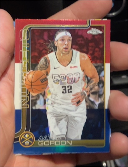 2025-26 Topps Chrome #100 Aaron Gordon — front
