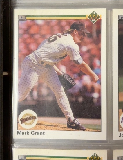 1990 Upper Deck #412 Mark Grant — front
