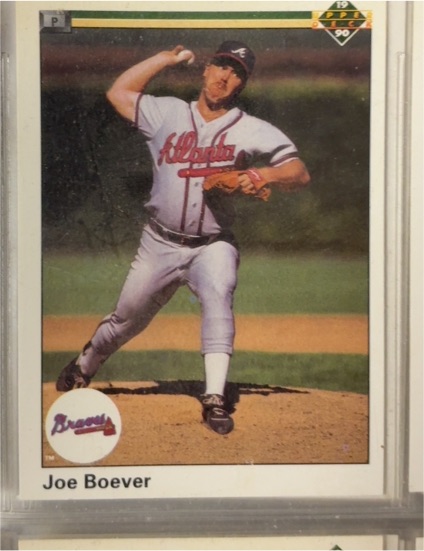 1990 Upper Deck #408 Joe Boever — front