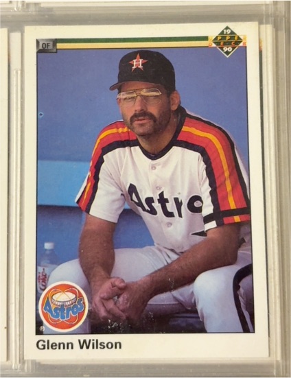 1990 Upper Deck #410 Glenn Wilson — front