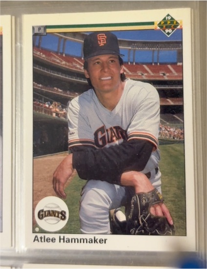1990 Upper Deck #620 Atlee Hammaker — front
