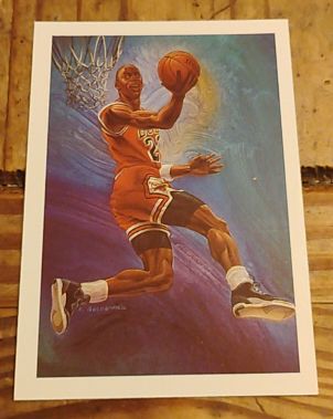 1990 Hoops #358 Michael Jordan Chicago Bulls — front
