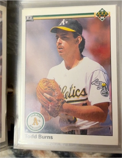 1990 Upper Deck #689 Todd Burns — front