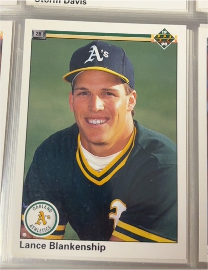 1990 Upper Deck #687 Lance Blankenship — front