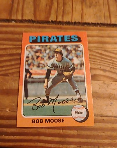1975 Topps #536 Bob Moose — front