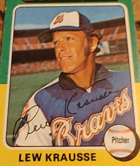 1975 Topps #603 Lew Krausse — front