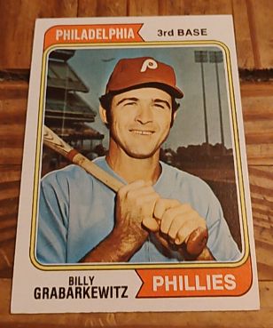 1974 Topps #214 Billy Grabarkewitz — front